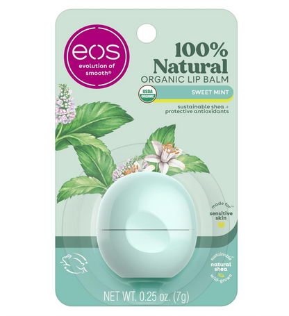 EOS Sweet Mint Natural & Organic Shea Lip Balm Sphere