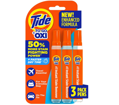 Tide To Go Instant Stain Remover Pen – 3 Pack (USA Imported)